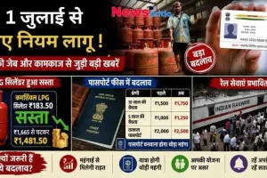 1 जुलाई से नए नियम लागू - कमर्शियल एलपीजी सिलेंडर हुआ सस्ता और पासपोर्ट फीस में हुआ बदलाव | News Critic