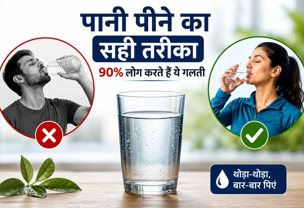 पानी पीने का सही तरीका – स्वस्थ रहने की सही आदत