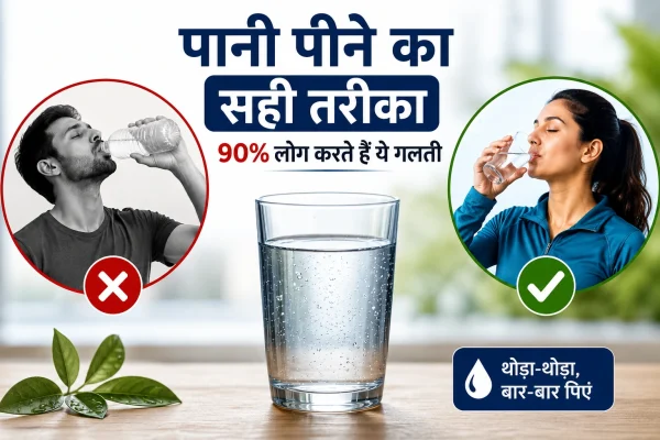 पानी पीने का सही तरीका – स्वस्थ रहने की सही आदत