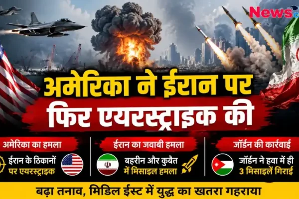 अमेरिका द्वारा ईरान पर एयरस्ट्राइक, मिडिल ईस्ट में बढ़ा तनाव - News Critic.