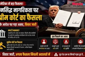 अमेरिका में जन्मसिद्ध नागरिकता पर सुप्रीम कोर्ट का फैसला - ट्रंप के आदेश पर आंशिक रोक | News Critic
