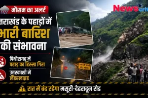 उत्तराखंड के पहाड़ों में भारी बारिश की संभावना - News Critic हिंदी न्यूज़
