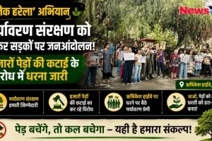 ऋषिकेश हाईवे पर 'ब्लैक हरेला' अभियान, पेड़ों की कटाई के विरोध में जनआंदोलन - News Critic.