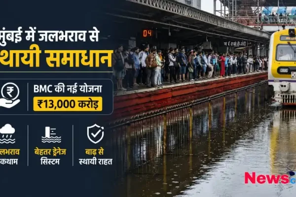 मुंबई में जलभराव से स्थायी समाधान, News Critic पर पढ़ें- BMC की 13,000 करोड़ रुपये की नई योजना, बेहतर ड्रेनेज सिस्टम और बाढ़ से राहत।