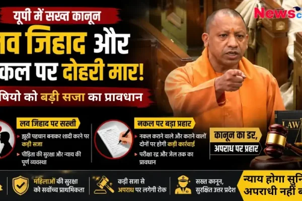 यूपी में लव जिहाद और नकल पर सख्त कानून, दोषियों के लिए बड़ी सजा का प्रावधान - News Critic.