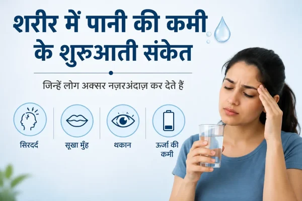 शरीर में पानी की कमी के शुरुआती संकेत | स्वास्थ्य जागरूकता