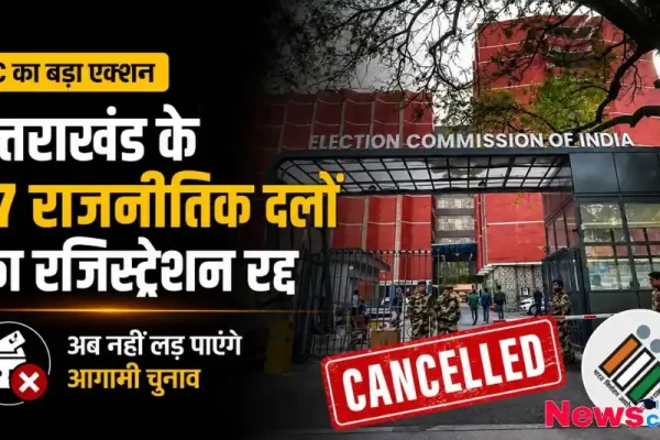 EC का बड़ा एक्शन, उत्तराखंड के 17 राजनीतिक दलों का रजिस्ट्रेशन रद्द - News Critic