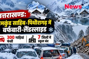 उत्तराखण्ड के हेमकुंड साहिब और पिथौरागढ़ में भारी बर्फबारी व लैंडस्लाइड, 300 गाड़ियां फंसी और 7 जिलों में स्कूल बंद - News Critic