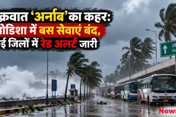 चक्रवात अर्नाब के चलते ओडिशा में समुद्र की ऊंची लहरें और थमी बस सेवाएं - न्यूज़ क्रिटिक