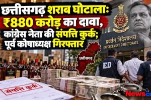 छत्तीसगढ़ शराब घोटाला: ₹880 करोड़ का दावा, कांग्रेस नेता की संपत्ति कुर्क और पूर्व कोषाध्यक्ष गिरफ्तार - News Critic