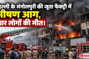दिल्ली के मंगोलपुरी की जूता फैक्ट्री में भीषण आग, चार लोगों की मौत - News Critic