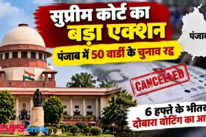 सुप्रीम कोर्ट ने रद्द किए पंजाब के 50 वार्डों के चुनाव, 6 हफ्ते में दोबारा मतदान का आदेश - News Critic