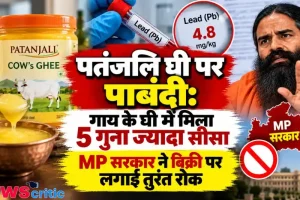 पतंजलि गाय के घी में अधिक सीसा मिलने पर एमपी सरकार ने लगाई पाबंदी - न्यूज़ क्रिटिक