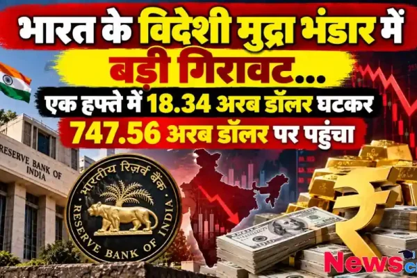 भारत के विदेशी मुद्रा भंडार में बड़ी गिरावट, एक हफ्ते में 18.34 अरब डॉलर घटकर 747.56 अरब डॉलर पर पहुंचा - न्यूज़ क्रिटिक