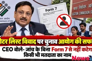 वोटर लिस्ट विवाद पर चुनाव आयोग की सफाई, फॉर्म 7 को लेकर सीईओ का बड़ा बयान - न्यूज़ क्रिटिक