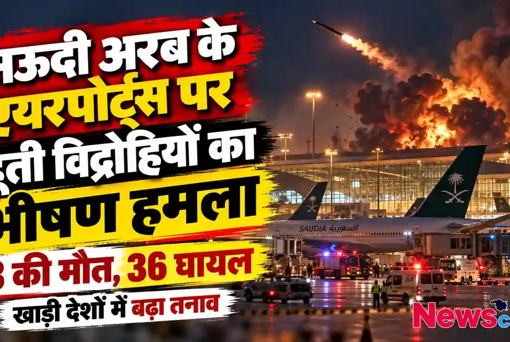 सऊदी अरब के एयरपोर्ट पर हूती विद्रोहियों का भीषण हमला, 3 की मौत और 36 घायल - News Critic